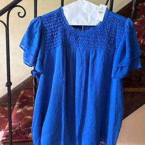Loft Blue Top New
